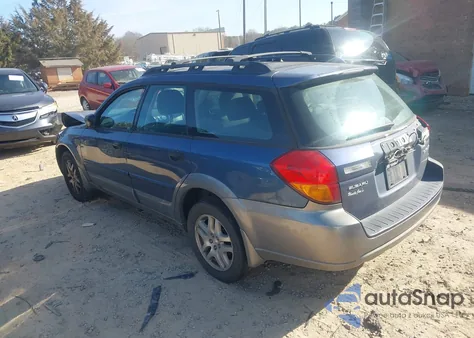 2005 Subaru Outback 2.5I from USA, damaged, VIN 4S4BP61C057342333